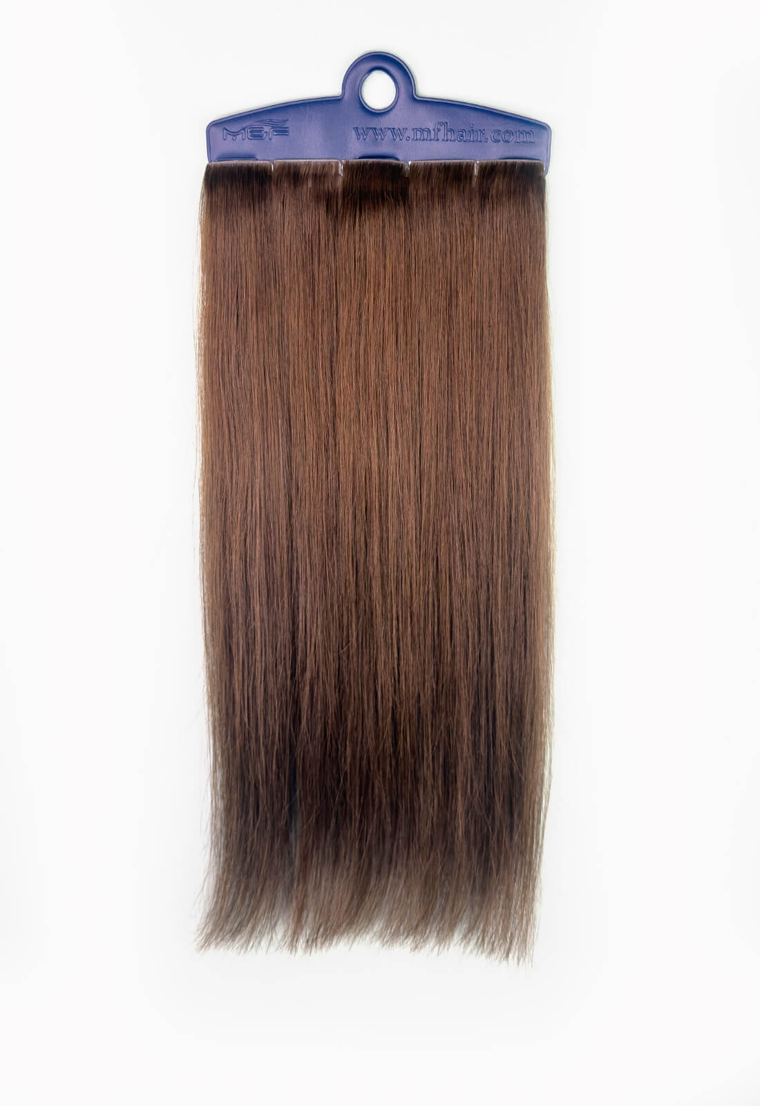 Gold QuickLip Hair Extensions – G18E | Color 2# Brown