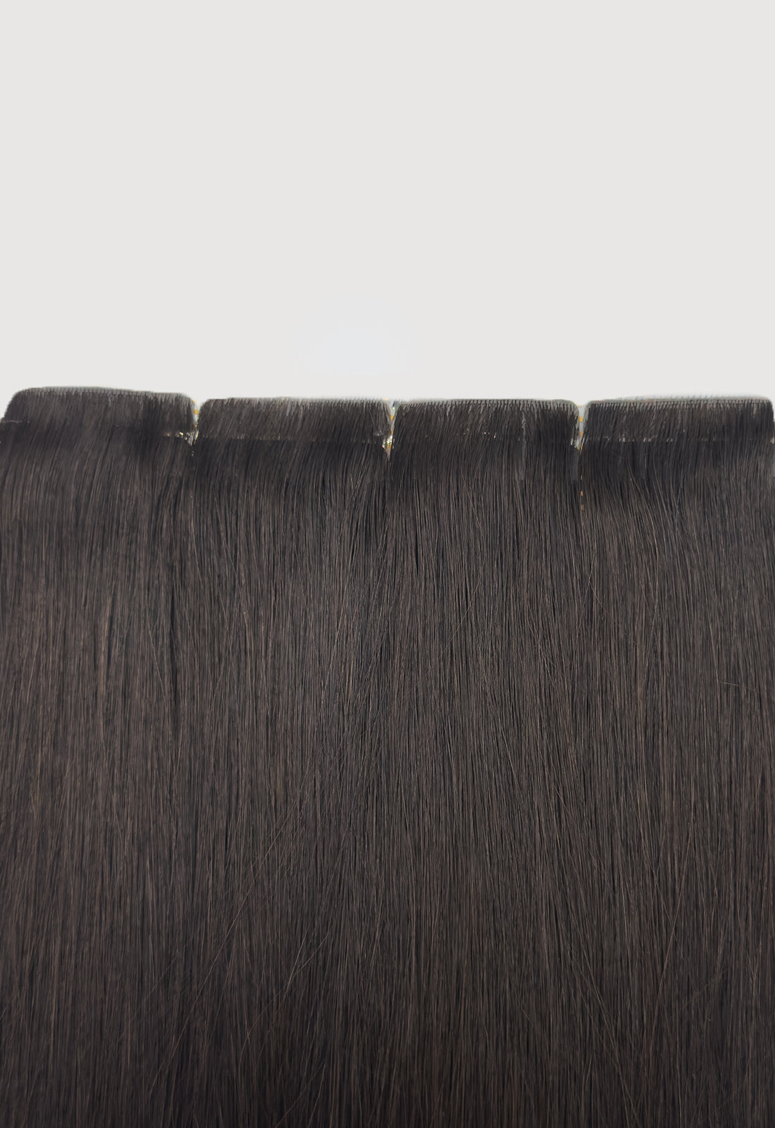 Gold QuickLip Hair Extensions – G18D | Color 1B# Dark Brown