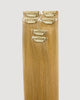 Light Ash Blonde Highlight Extensions – MQ18 Bundle Color 18# | Clip-In & Halo Ready