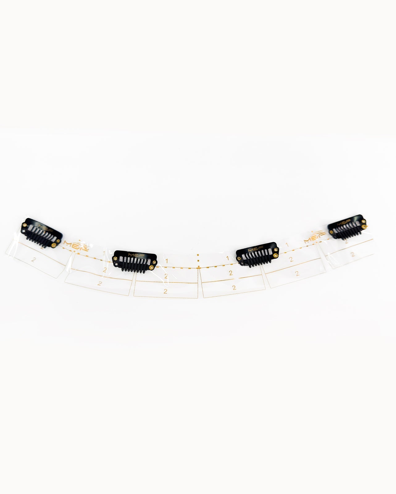 Clip Base 24 cm Black - M and F Hair Trading, L.L.C.