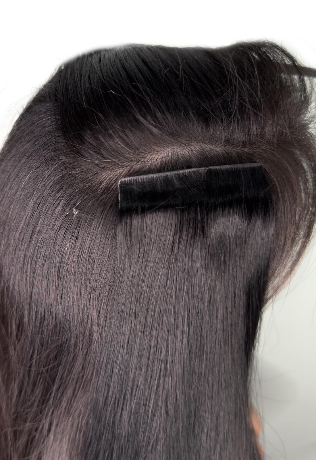 Gold QuickLip Hair Extensions – G18B | Color 1# Black