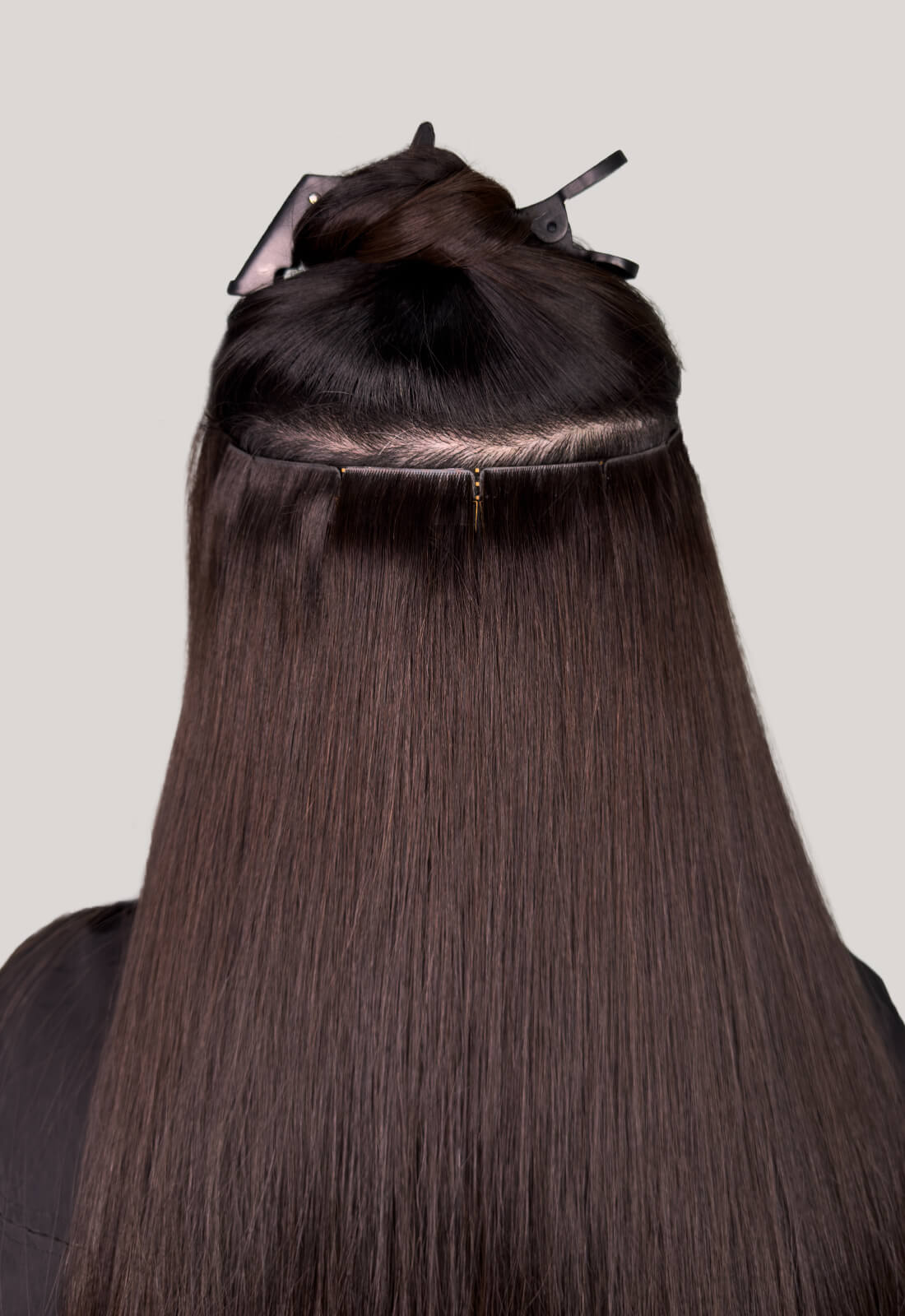 وصلات شعر كويك ليب ذهبية - G18F | لون N2# بني فاتح متوسط