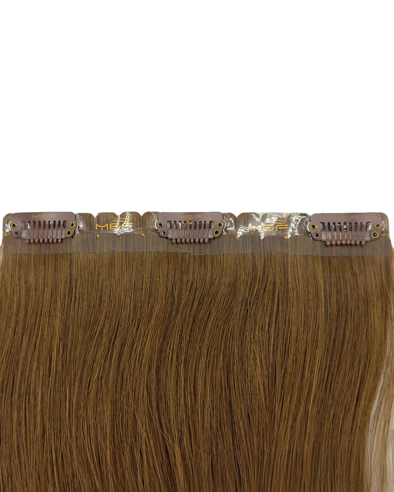 Hair Extensions – S18 Big Bundle (Sizes D + E + F), Color 4# Light Brown | 18-Inch Clip-In Extensions
