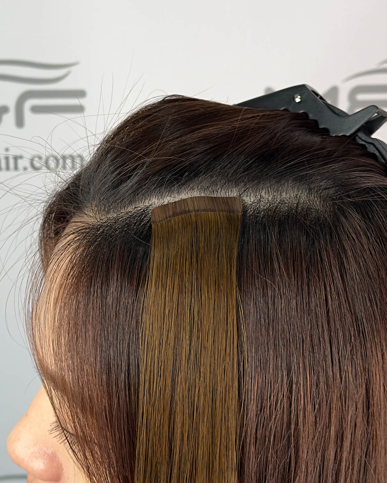 Hair Extensions – S18 Full Set (All Sizes A–F), Color 2# Brown | 18-Inch Clip-In Extensions