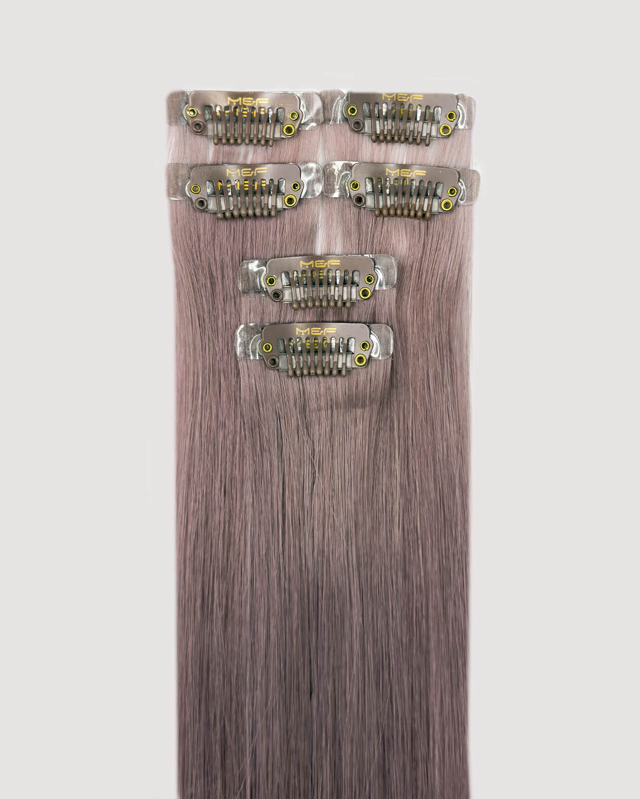 Rainbow Color Highlight Extensions – MQ14 Lilac Beige | Clip-In