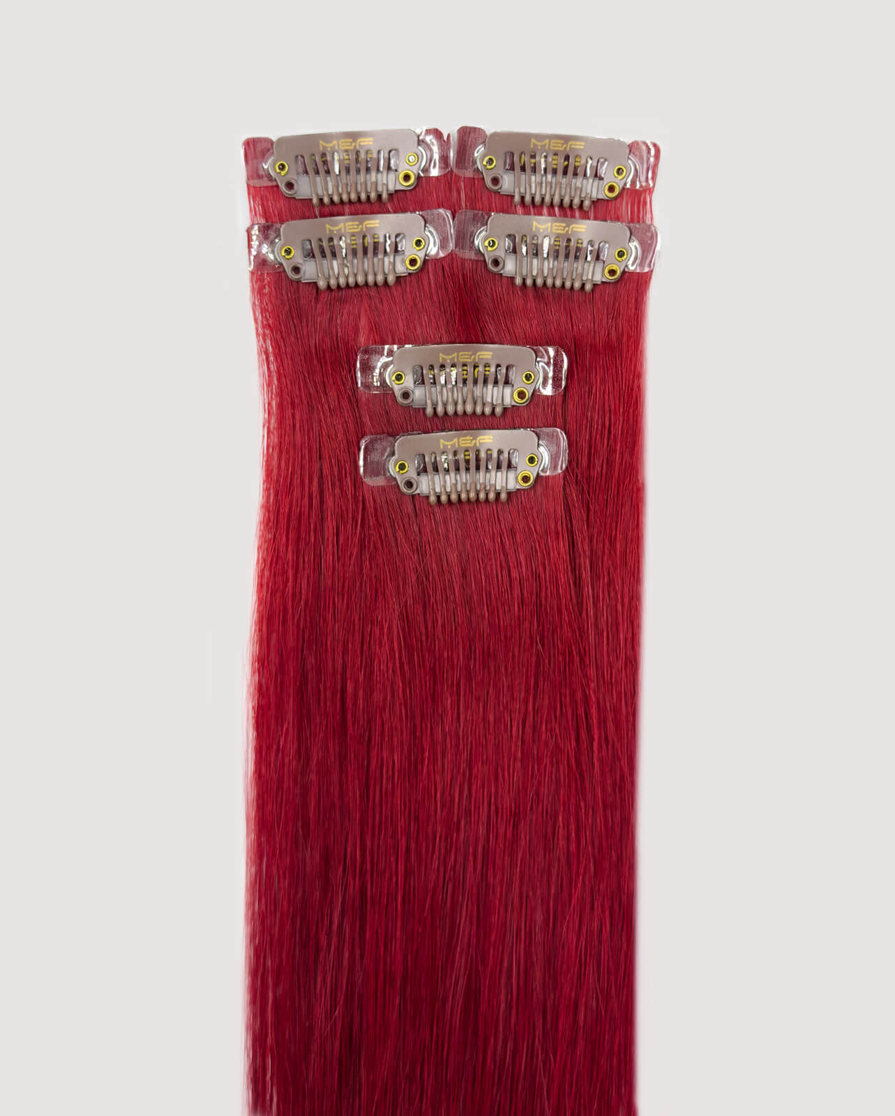Rainbow Color Highlight Extensions – MQ14 Raspberry Wine | Clip-In