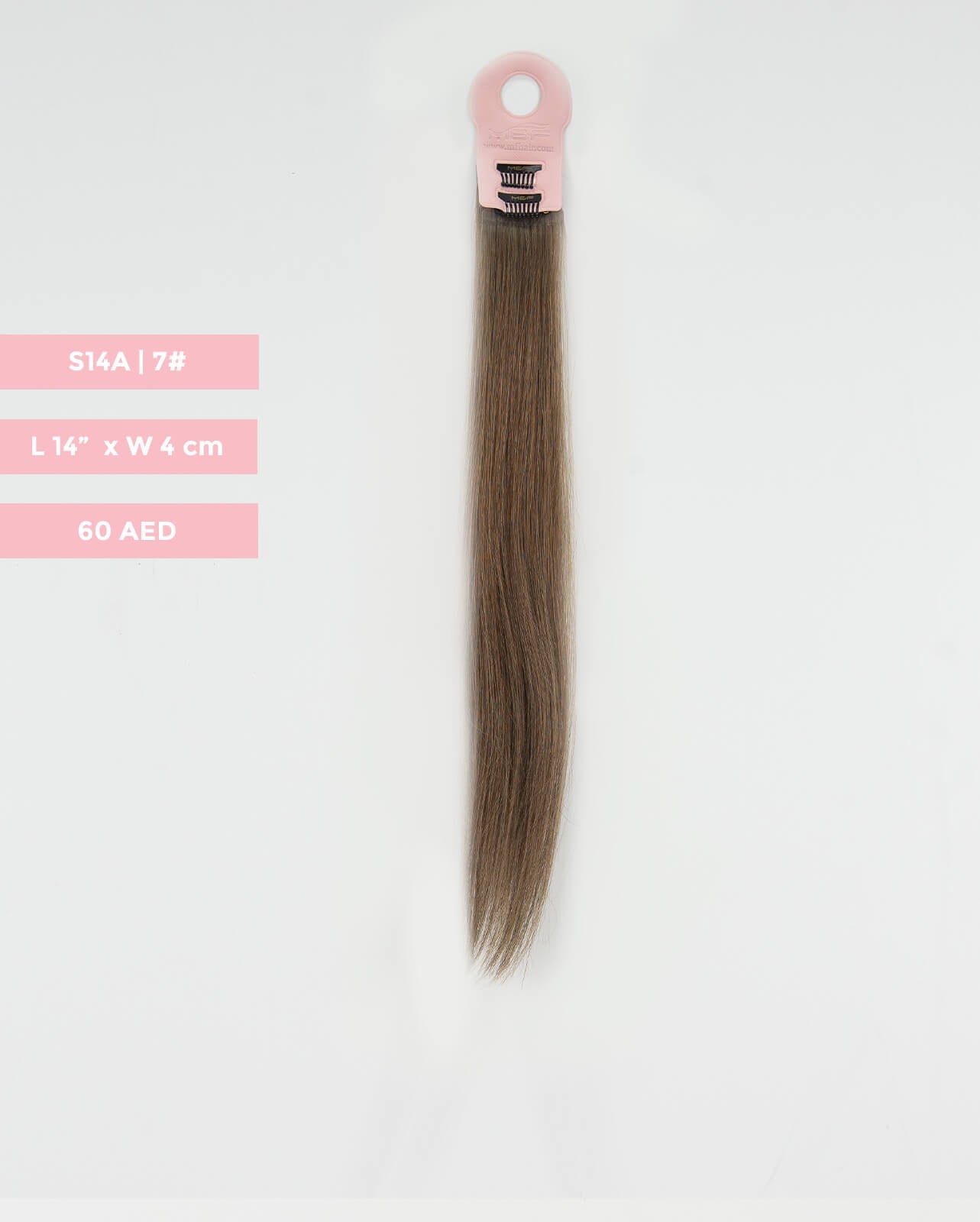 Mini Q Hair Extension – S14A 1B#