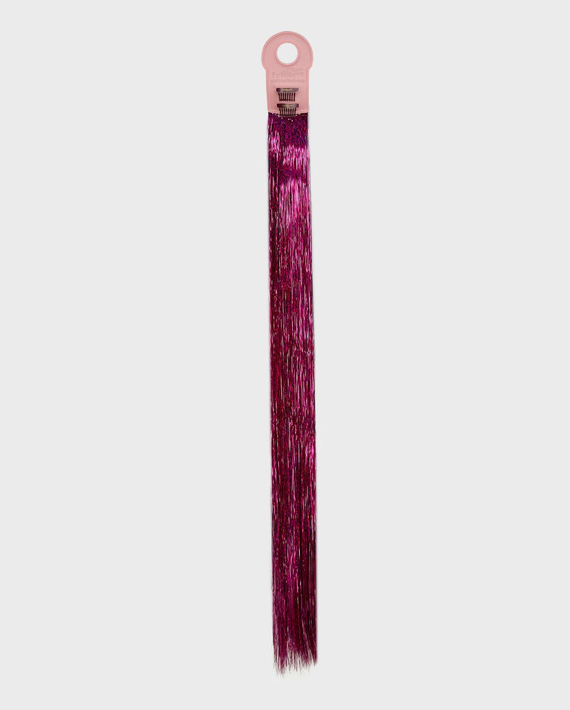 Tinsel Hair Extensions – T011 Magenta Flash - M and F Hair Trading, L.L.C.