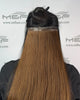 18" Clip - In Human Hair Extensions (Big Bundle E + F), Color 2 Brown | Hair Extensions Dubai - M and F Hair Trading, L.L.C.