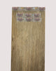 18" Clip - In Human Hair Extensions (Medium Bundle C + D), Color 7 Ash | Hair Extensions Dubai - M and F Hair Trading, L.L.C.