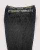 22" Clip - In Human Hair Extensions (Big Bundle E + F), Color 1 Black | Hair Extensions Dubai - M and F Hair Trading, L.L.C.