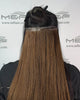 22" Clip - In Human Hair Extensions (Big Bundle E + F), Color 2 Brown | Hair Extensions Dubai - M and F Hair Trading, L.L.C.