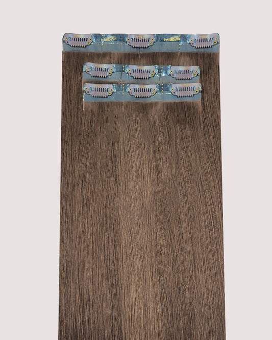 #22inchHairClipBrownHairExtension