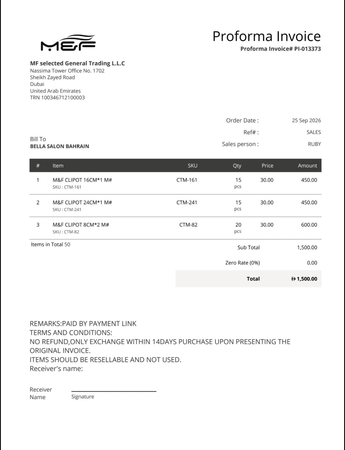 Bella Salon Bahrain(payment link)