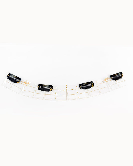 Clip Base 24 cm Black - M and F Hair Trading, L.L.C.