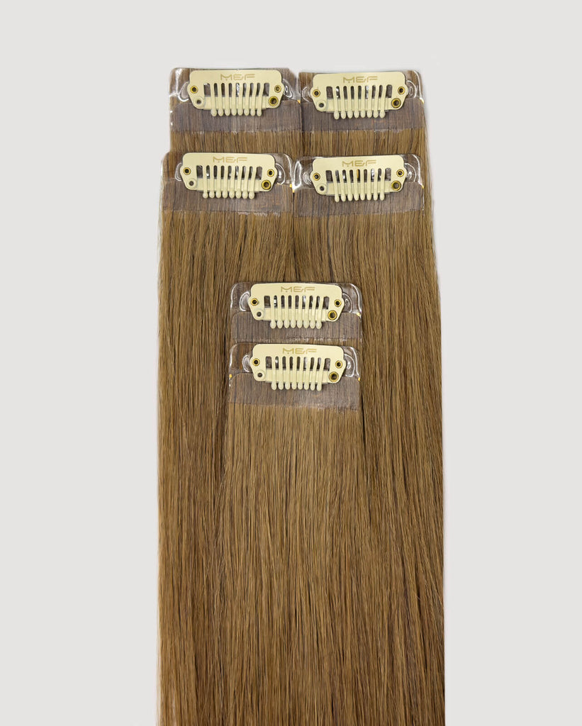 Everyday Hair Extensions - QQ14 Color 10 Rusty | Clip - In & Halo Ready - M and F Hair Trading, L.L.C.