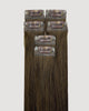 Everyday Hair Extensions - QQ18 Color 2 Brown | Clip - In & Halo Ready - M and F Hair Trading, L.L.C.