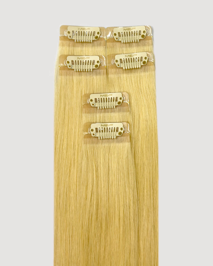 Everyday Hair Extensions - QQ18 Color 20 Yellow Blonde | Clip - In & Halo Ready - M and F Hair Trading, L.L.C.