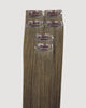 Everyday Hair Extensions - QQ18 Color 7 Ash | Clip - In & Halo Ready - M and F Hair Trading, L.L.C.