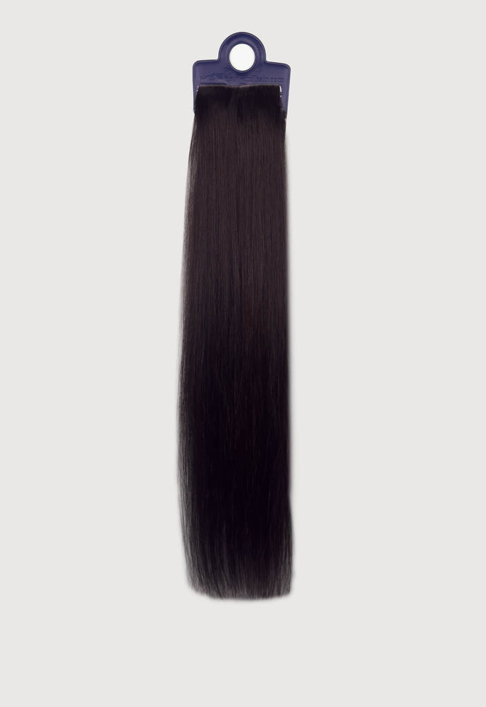 Gold QuickLip Hair Extensions – G18B | Color 1B Dark Brown - M and F Hair Trading, L.L.C.