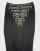 Hair Extensions – S18 Full Set (All Sizes A–F), Color 1 Black | 18 - Inch Clip - In Extensions - M and F Hair Trading, L.L.C.