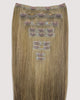 Hair Extensions – S18 Full Set (All Sizes A–F), Color 7 Ash | 18 - Inch Clip - In Extensions - M and F Hair Trading, L.L.C.