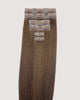 Hair Extensions – S18 Small Bundle (Sizes A + B + C), Color 2 Brown | 18 - Inch Clip - In Extensions - M and F Hair Trading, L.L.C.