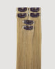 Light Ash Blonde Highlight Extensions – MQ18 Bundle Color 18 | Clip - In & Halo Ready - M and F Hair Trading, L.L.C.