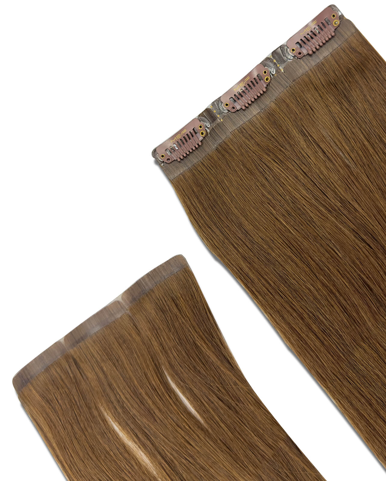 Long Hair Extension – S22C | Brown | 12cm Width Clip-In Piece