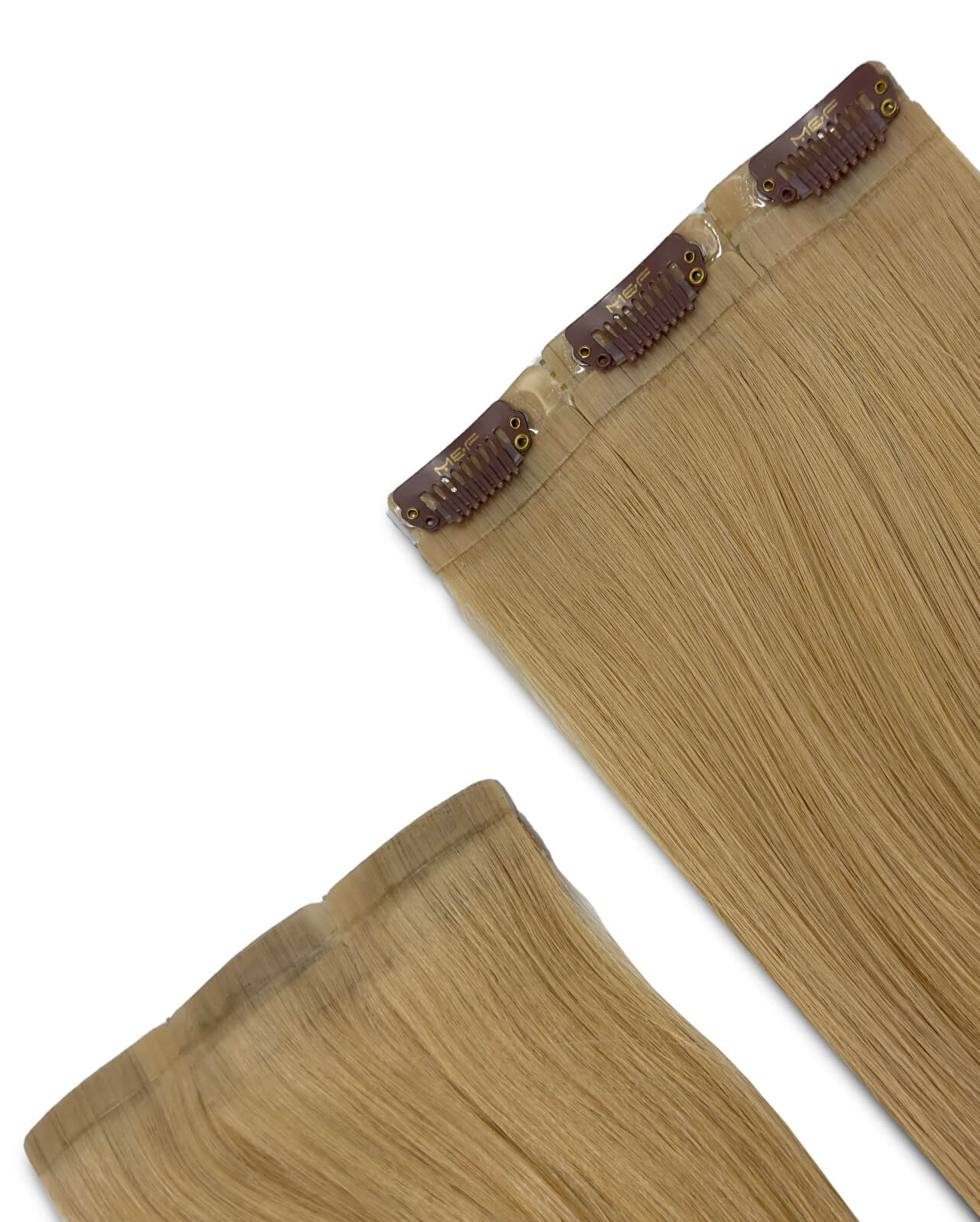 Long Hair Extension – S22C | Caramel | 12cm Width Clip-In Piece