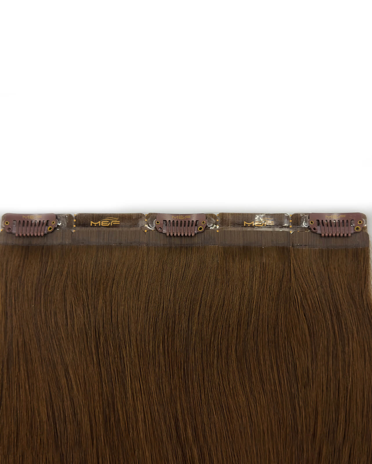 Long Hair Extension – S22E | Brown | 20cm Width Clip-In Piece