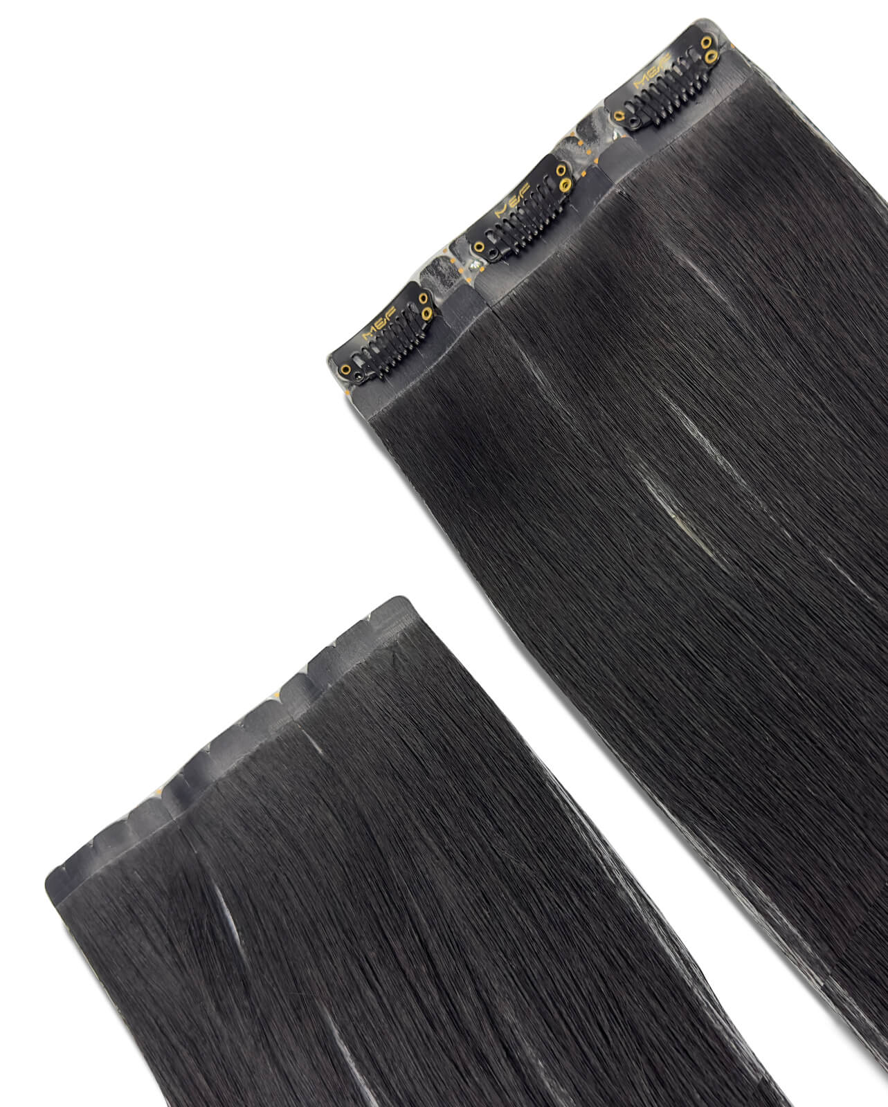 Medium Hair Extension – S18C | Black | 12cm Width Clip-In Piece