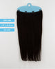 Medium Hair Extension – S18F | Dark Brown | 24cm Width Clip - In Piece - M and F Hair Trading, L.L.C.