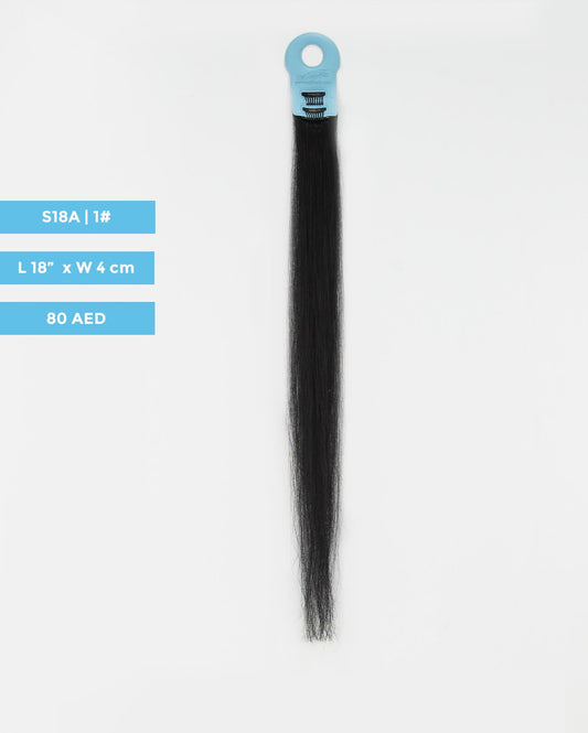 Mini Q Hair Extension – S18A 1# - M and F Hair Trading, L.L.C.