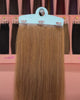 18" Clip-In Human Hair Extensions (Medium Bundle C + D), Color 4# Light Brown | Hair Extensions Dubai