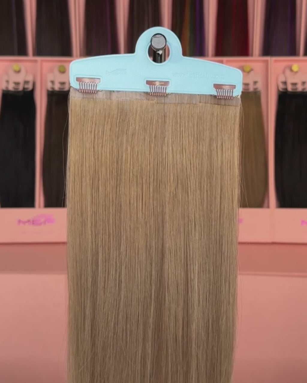 #18inchHairClipAshHairExtension