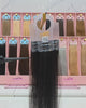 Dark Brown Highlight Extensions – MQ18 Bundle Color 1B# | Clip-In & Halo Ready