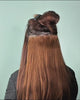 14" Clip-In Human Hair Extensions (Medium Bundle C + D), Color 7# Ash | Hair Extensions Dubai