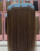 Hair Extensions – S18 Full Set (All Sizes A–F), Color 4# Light Brown | 18-Inch Clip-In Extensions