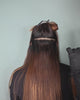 Gold QuickLip Hair Extensions – G18E | Color 2# Brown