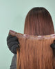 Short Hair Extension – S14F | Light Brown | 24cm Width Clip-In Piece