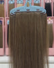 Hair Extensions – S18 Full Set (All Sizes A–F), Color 7# Ash | 18-Inch Clip-In Extensions