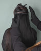 Gold QuickLip Hair Extensions – G18E | Color 1# Black