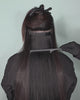 Gold QuickLip Hair Extensions – G18C | Color 1# Black