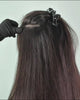 Medium Hair Extension – S18B | Black | 8cm Width Clip-In Piece