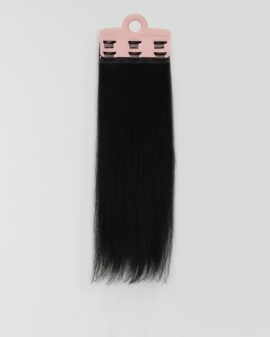 Quicklip Hair Extension Back Layers | Black 12cm - M and F Hair Trading, L.L.C.