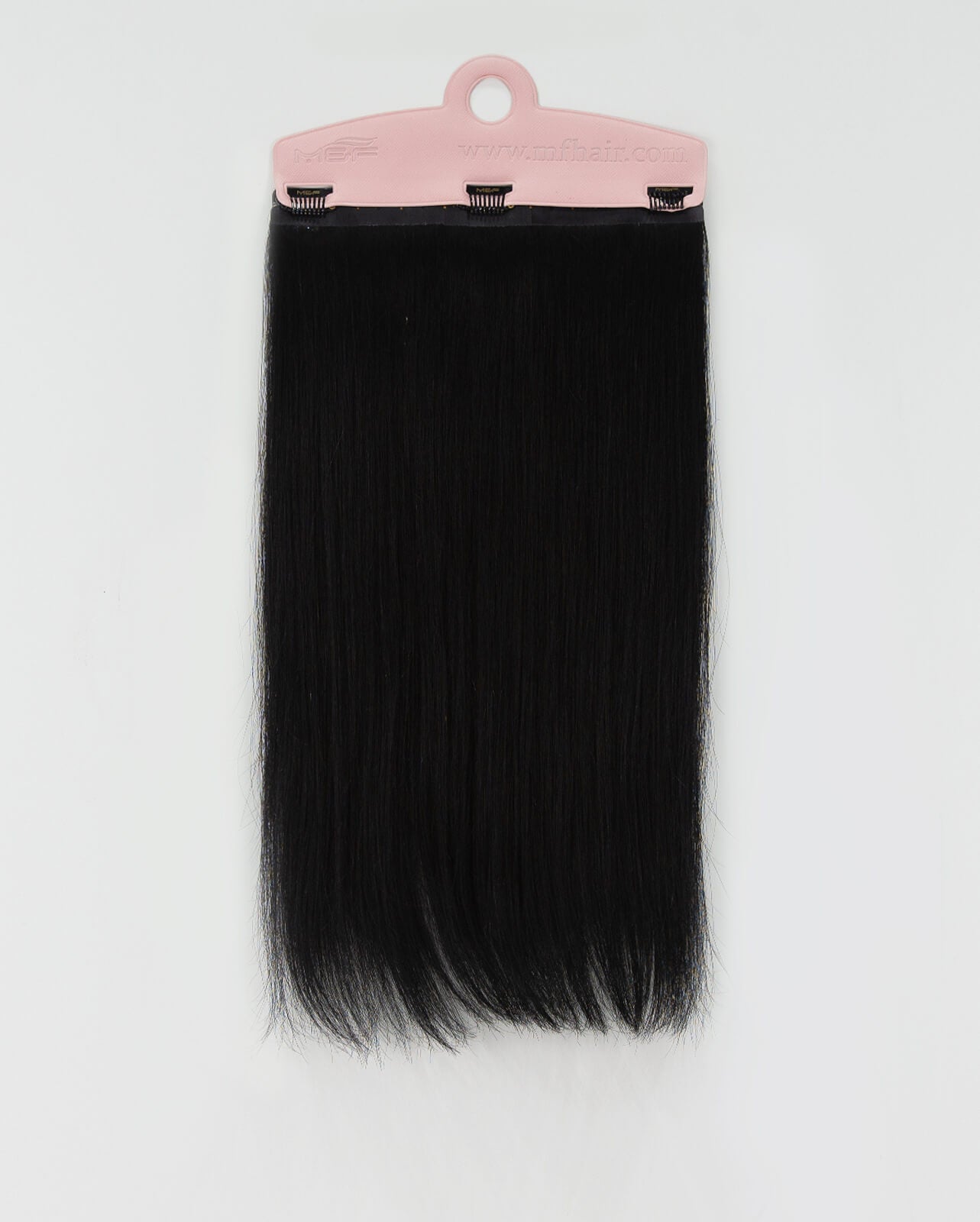 Quicklip Hair Extension Back Layers | Black 20cm - M and F Hair Trading, L.L.C.