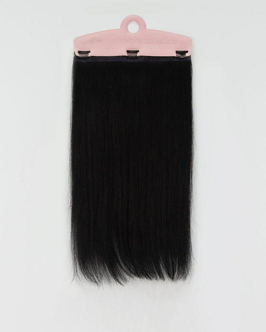 Quicklip Hair Extension Back Layers | Black 20cm - M and F Hair Trading, L.L.C.