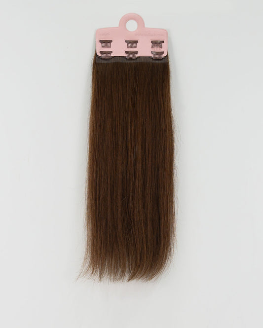 Quicklip Hair Extension Back Layers | Brown 12cm - M and F Hair Trading, L.L.C.