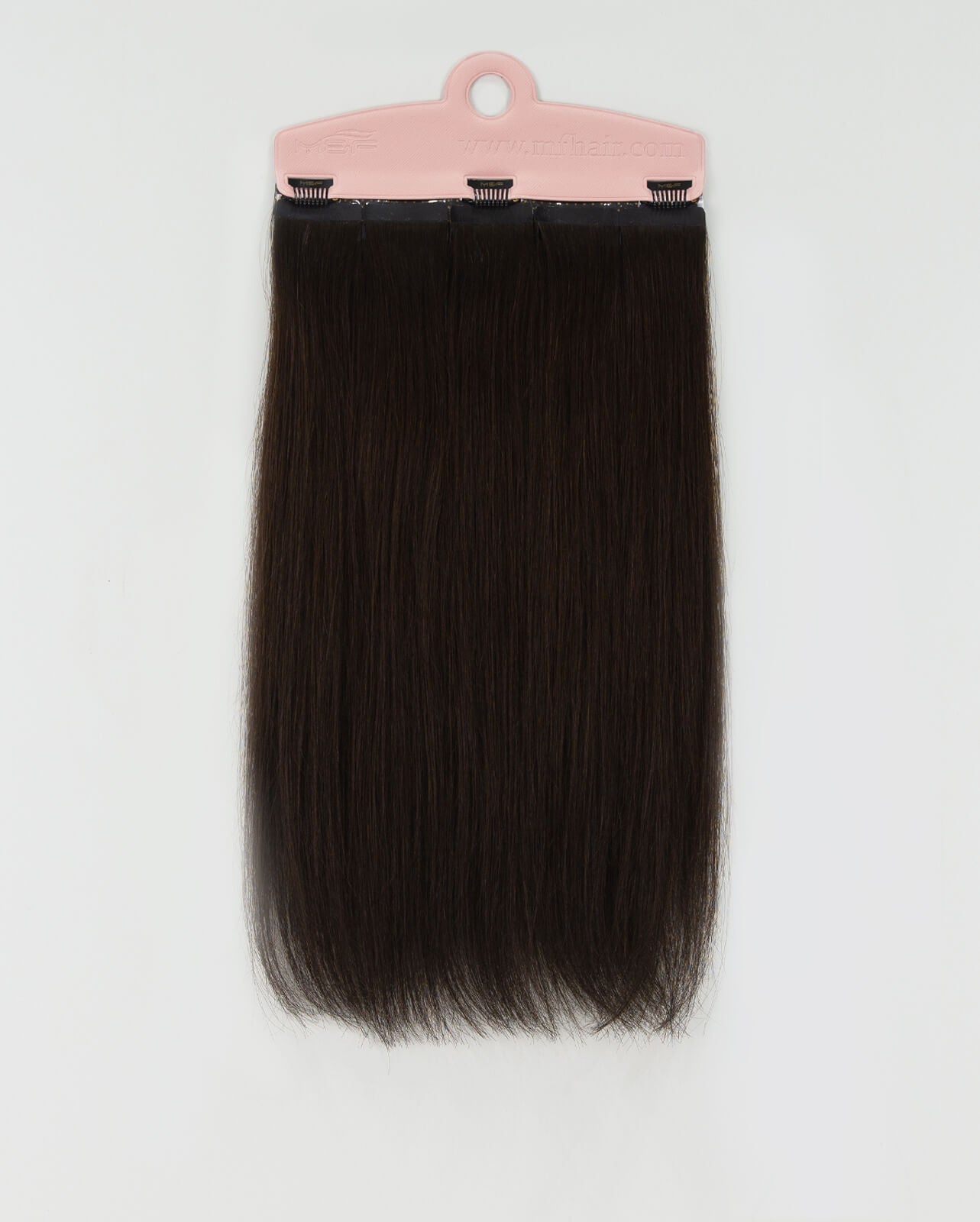 Quicklip Hair Extension Back Layers | Dark Brown 20cm - M and F Hair Trading, L.L.C.